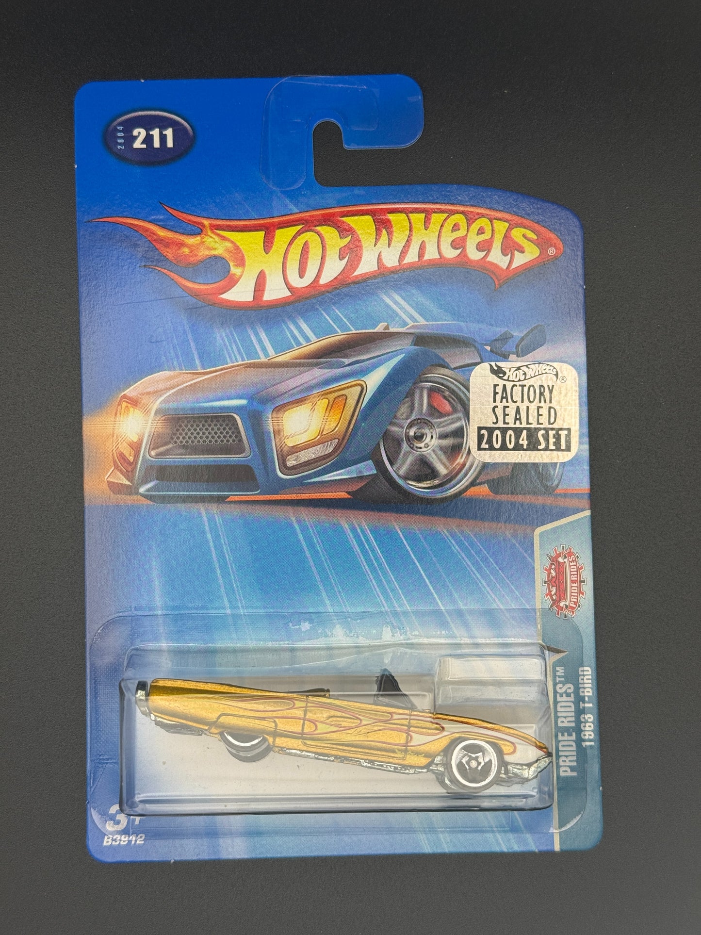 Hot Wheels 1963 T-Bird Pride Rides Factory Sealed 2004 Set w Protector